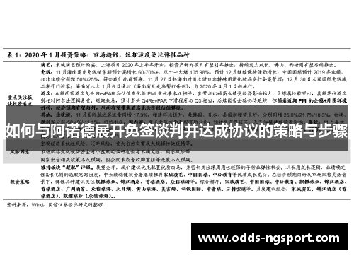如何与阿诺德展开免签谈判并达成协议的策略与步骤