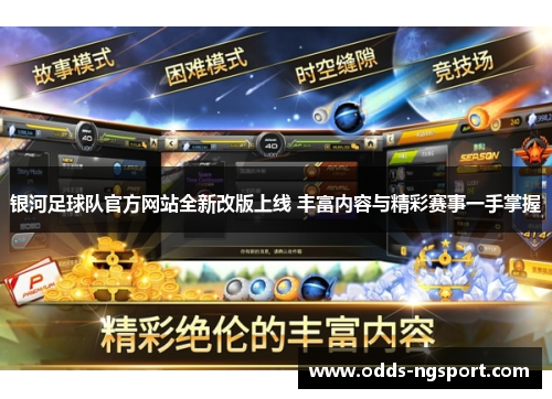银河足球队官方网站全新改版上线 丰富内容与精彩赛事一手掌握