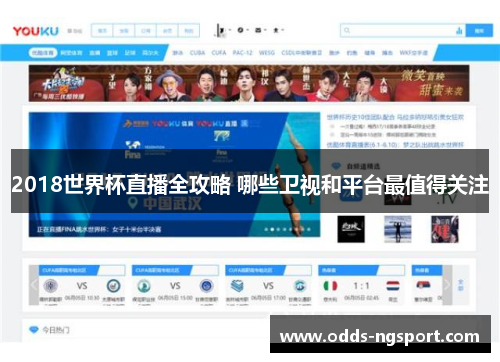 2018世界杯直播全攻略 哪些卫视和平台最值得关注